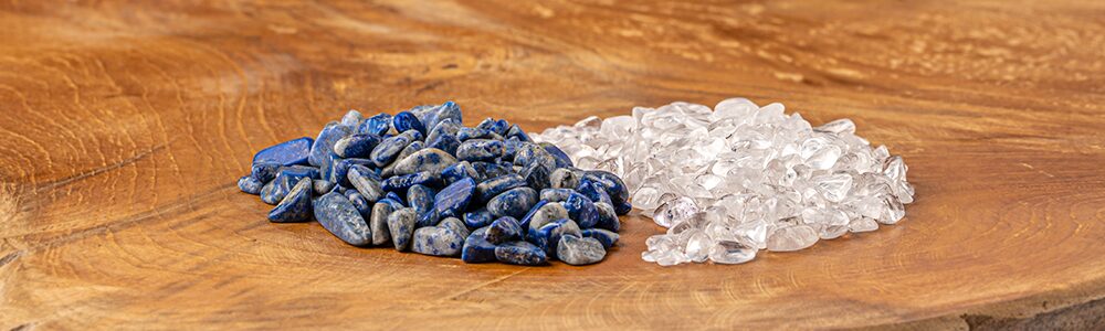 Lapislazuli / Bergkristall Lapislazuli / Bergkristall