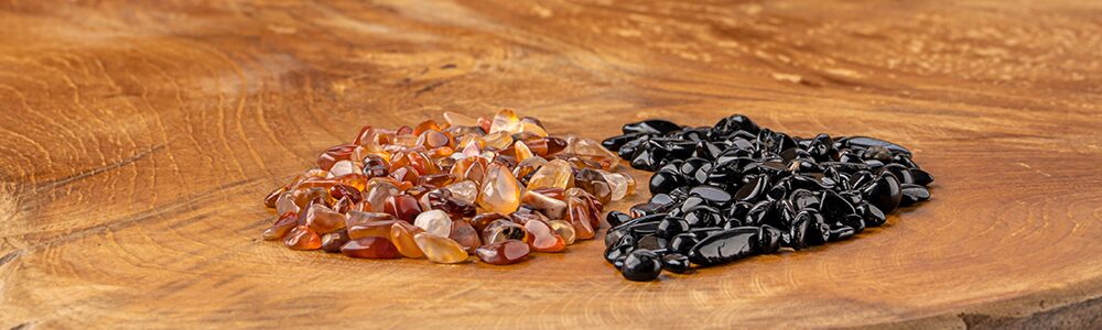 Obsidian / Karneol Obsidian / Karneol